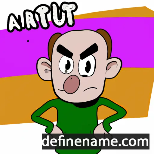 cartoon of the name Antur