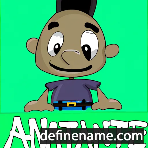 cartoon of the name Antwane