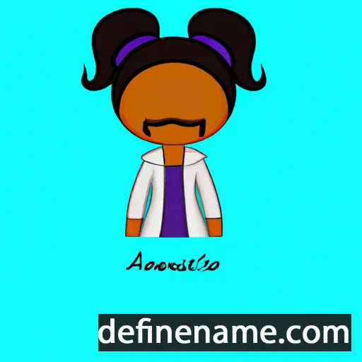 cartoon of the name Antwaniece