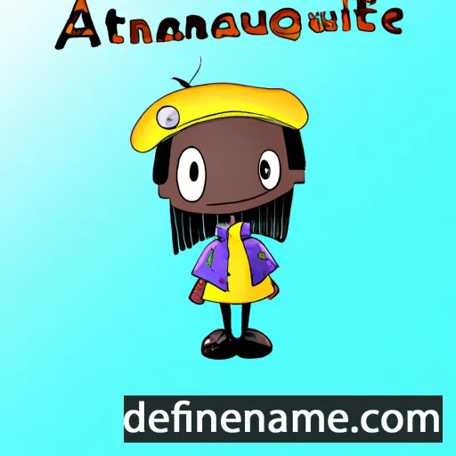 cartoon of the name Antwanique