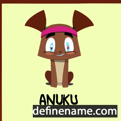 cartoon of the name Anukis