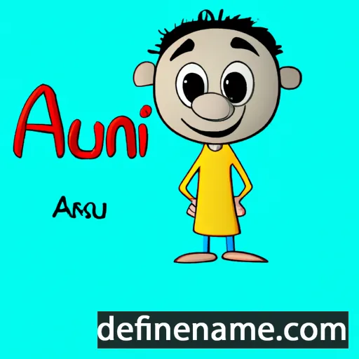 cartoon of the name Anul