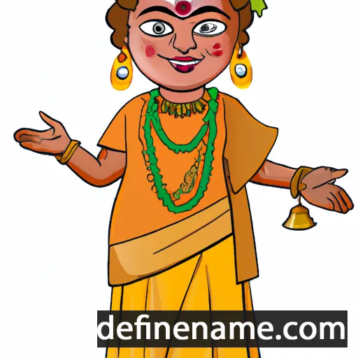 cartoon of the name Anumati