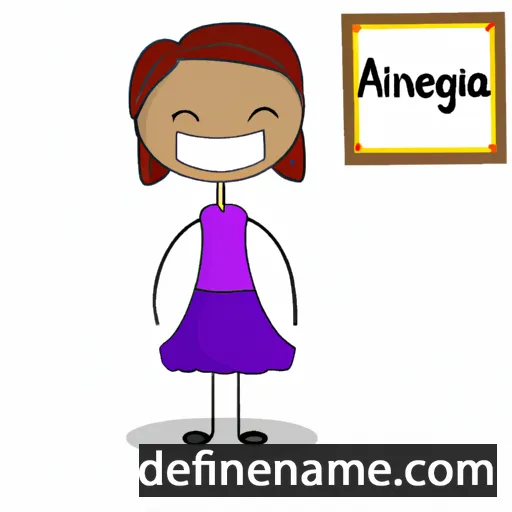 cartoon of the name Anuncia