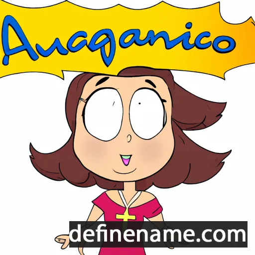 cartoon of the name Anunciação