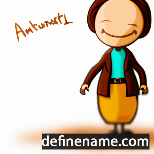 cartoon of the name Anuncjata