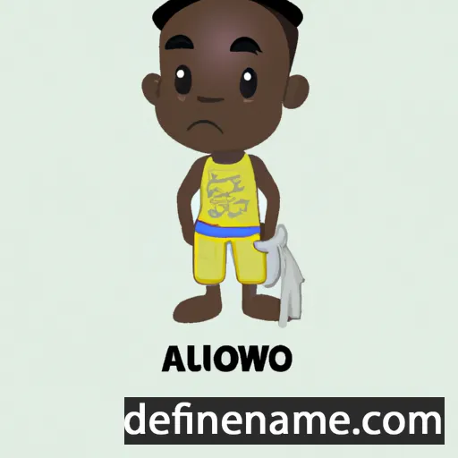 cartoon of the name Anuoluwapo