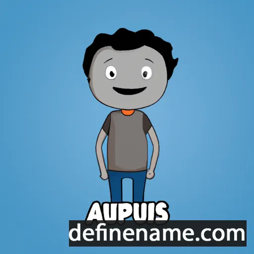 cartoon of the name Anupras