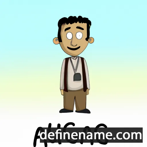 cartoon of the name Anurag