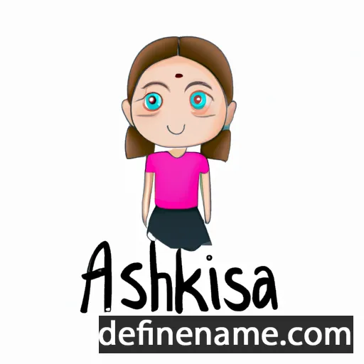 cartoon of the name Anushka