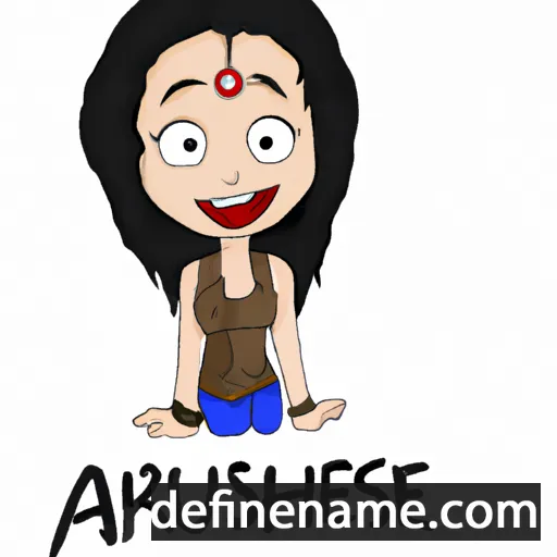 Anushree cartoon