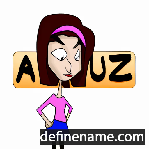 Anusza cartoon