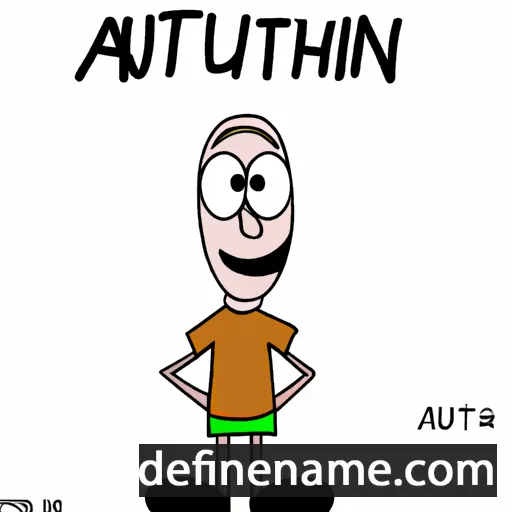 cartoon of the name Anuthin