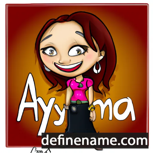 cartoon of the name Anya