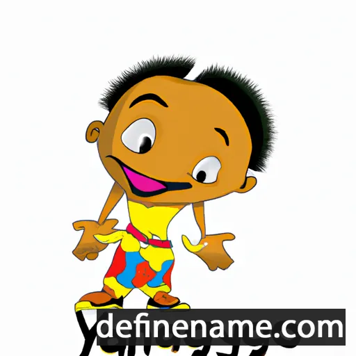 cartoon of the name Anyango