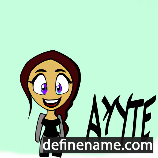 cartoon of the name Anyte