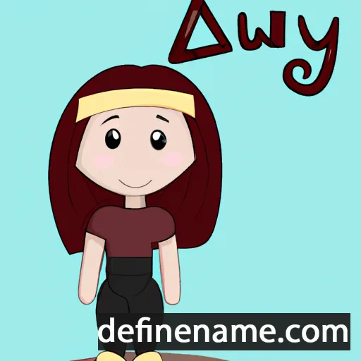 cartoon of the name Anyu