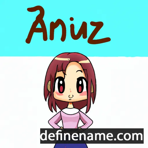 cartoon of the name Anzu