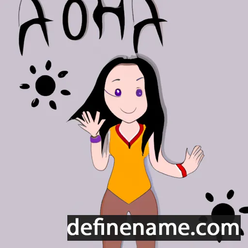 Aoha cartoon