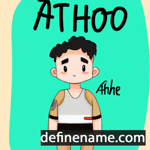 cartoon of the name Aohei