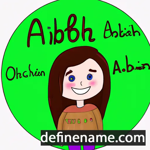 cartoon of the name Aoibhann