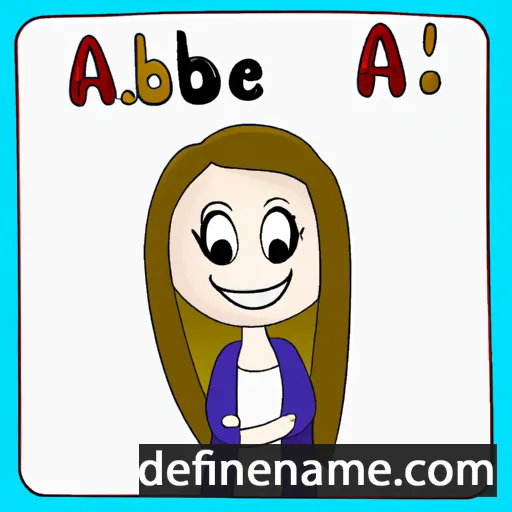 cartoon of the name Aoibheall