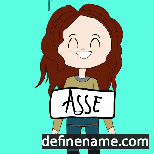 cartoon of the name Aoise