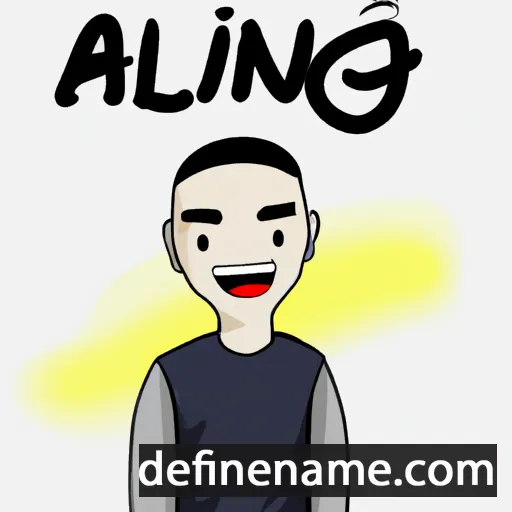 cartoon of the name Aoling