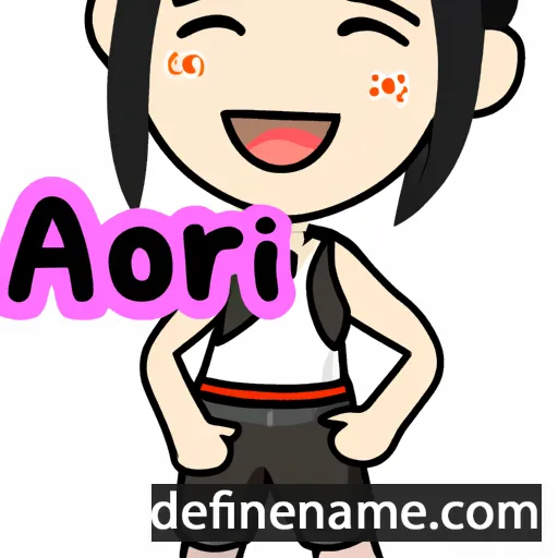 Aori cartoon