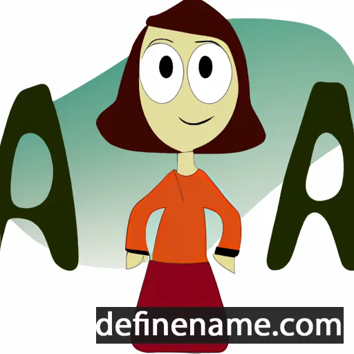 cartoon of the name Aosa