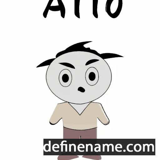 Aoto cartoon