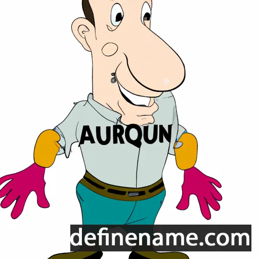 cartoon of the name Aouregon