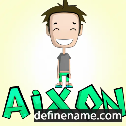 cartoon of the name Aoxin