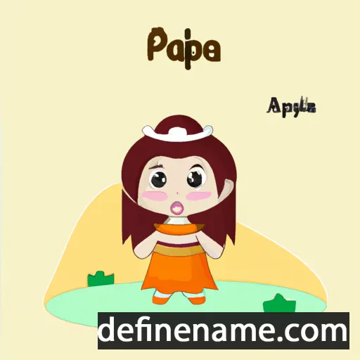 cartoon of the name Apala