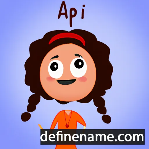 cartoon of the name Apanni