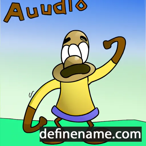 cartoon of the name Apdunlo