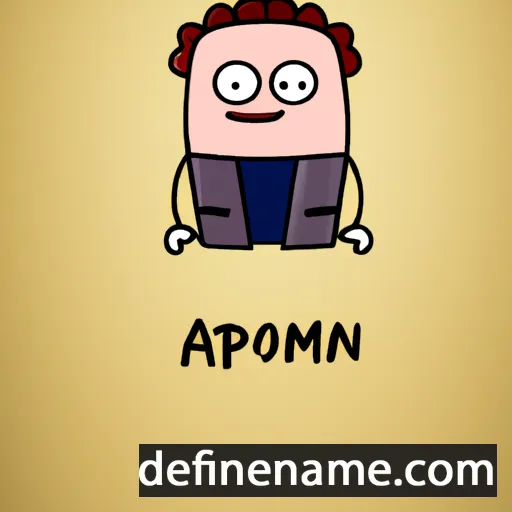 cartoon of the name Apdunroman