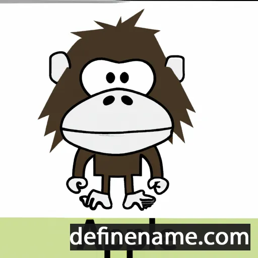 cartoon of the name Ape