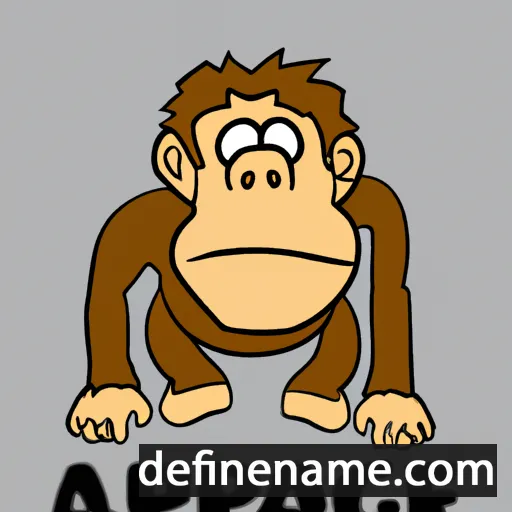 cartoon of the name Ape