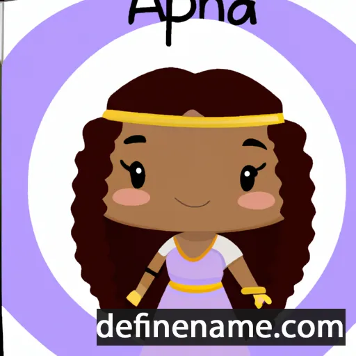 cartoon of the name Aphaia