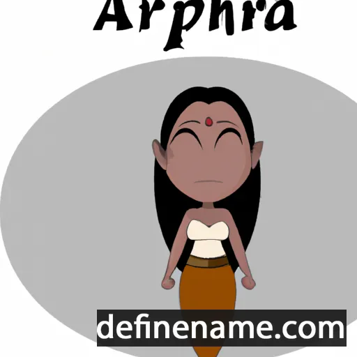 cartoon of the name Aphira