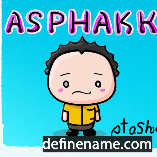 cartoon of the name Aphisak