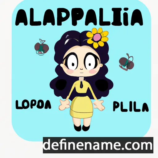 cartoon of the name Apollinária