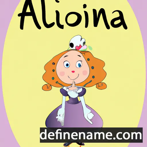 cartoon of the name Apollina