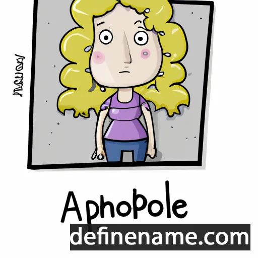 cartoon of the name Apollonie