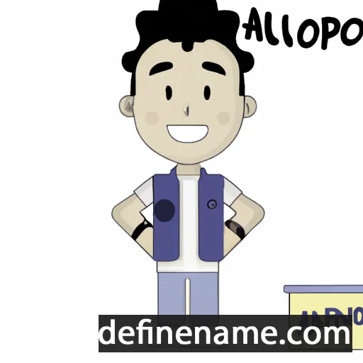 cartoon of the name Apolónio