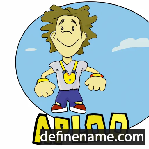 cartoon of the name Apolo