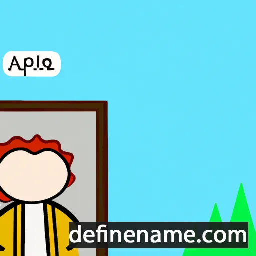 cartoon of the name Appia