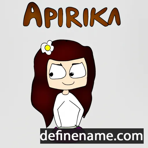 cartoon of the name Áprilka