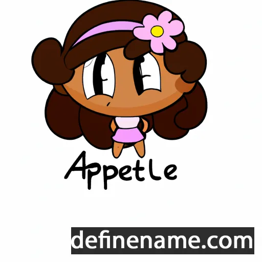 cartoon of the name Aprilette